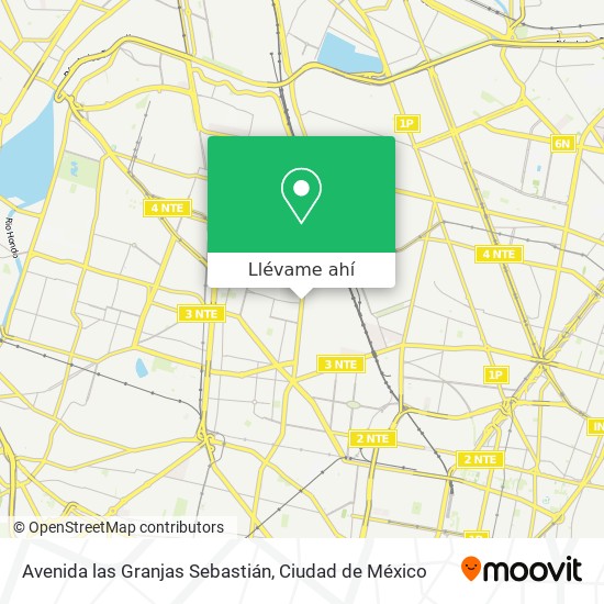 Mapa de Avenida las Granjas Sebastián