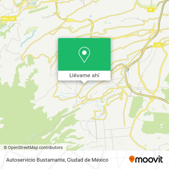 Mapa de Autoservicio Bustamante