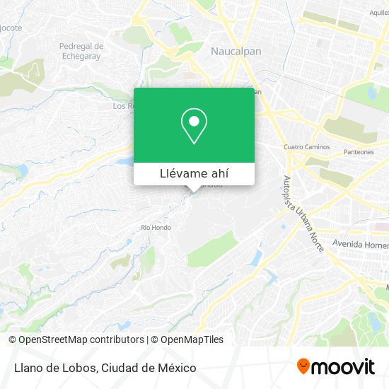 Cómo llegar a Llano de Lobos en Naucalpan De Juárez en Autobús o Metro?