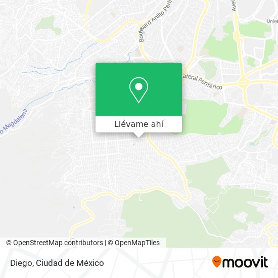 Mapa de Diego