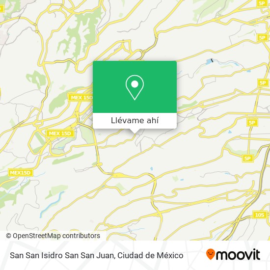 Mapa de San San Isidro San San Juan