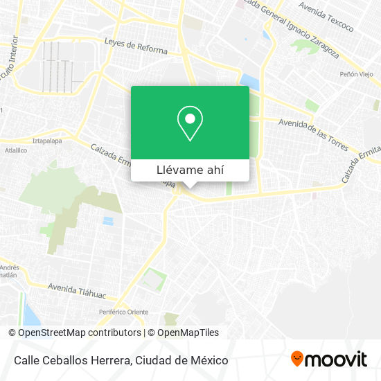 Mapa de Calle Ceballos Herrera
