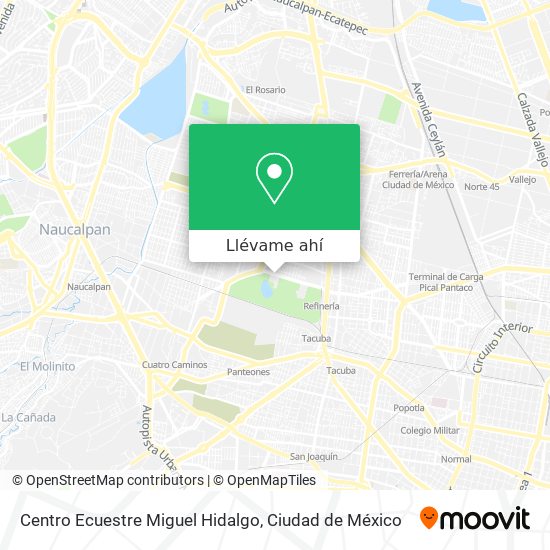 Mapa de Centro Ecuestre Miguel Hidalgo