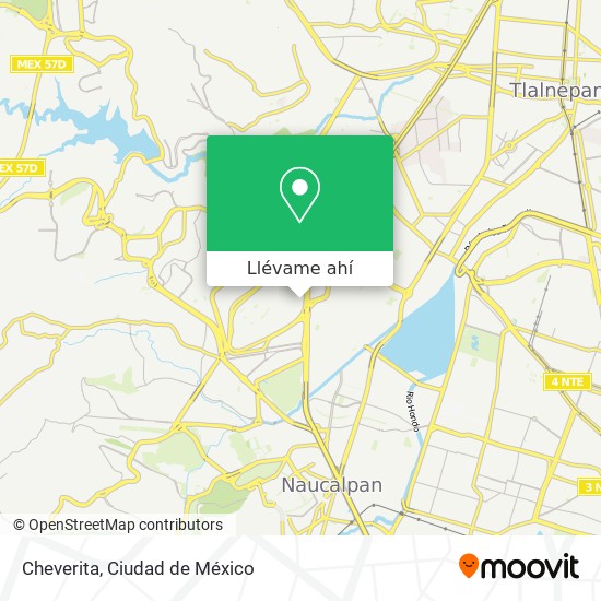 Mapa de Cheverita