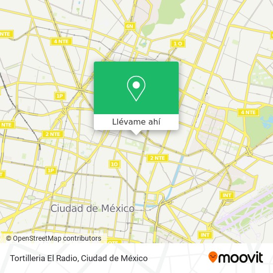 Mapa de Tortilleria El Radio