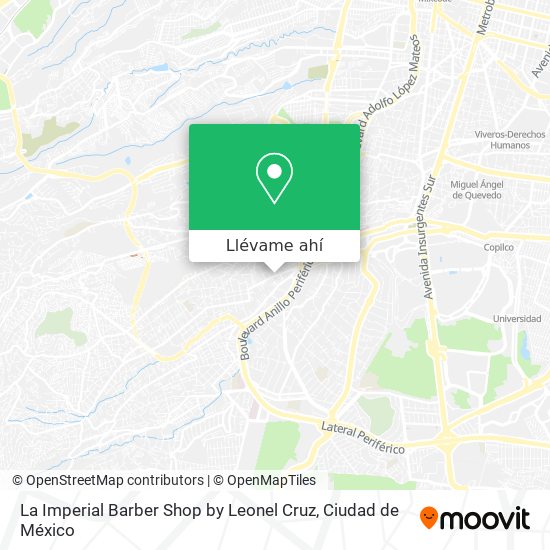 Mapa de La Imperial Barber Shop by Leonel Cruz