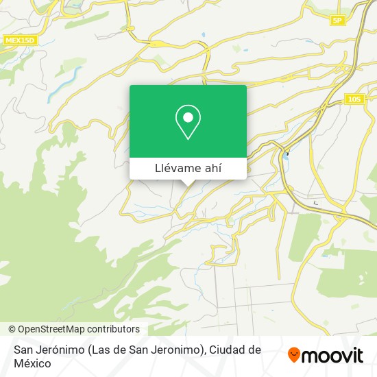 Mapa de San Jerónimo (Las de San Jeronimo)