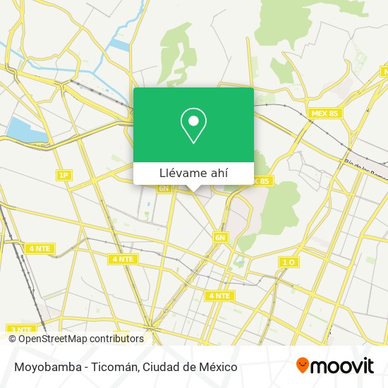 Mapa de Moyobamba - Ticomán