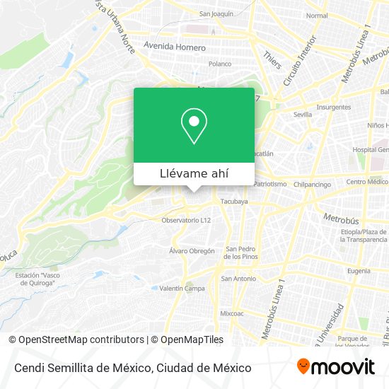 Mapa de Cendi Semillita de México