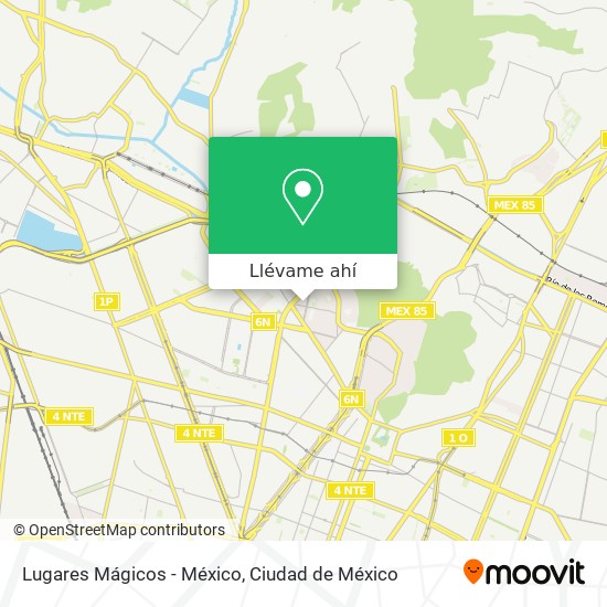 Mapa de Lugares Mágicos - México