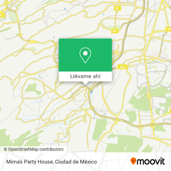 Mapa de Mima's Party House