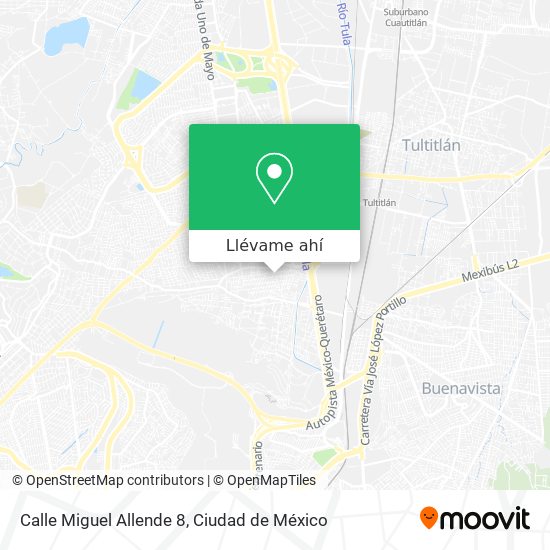 Mapa de Calle Miguel Allende 8