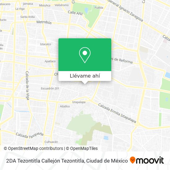 Mapa de 2DA Tezontitla Callejón Tezontitla
