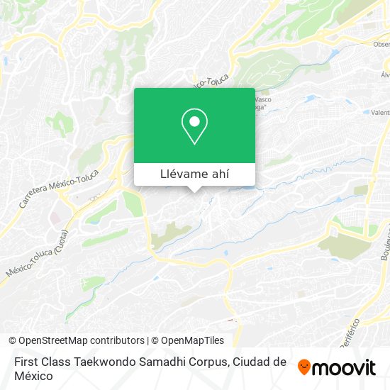 Mapa de First Class Taekwondo Samadhi Corpus