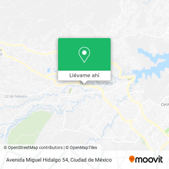 Mapa de Avenida Miguel Hidalgo 54