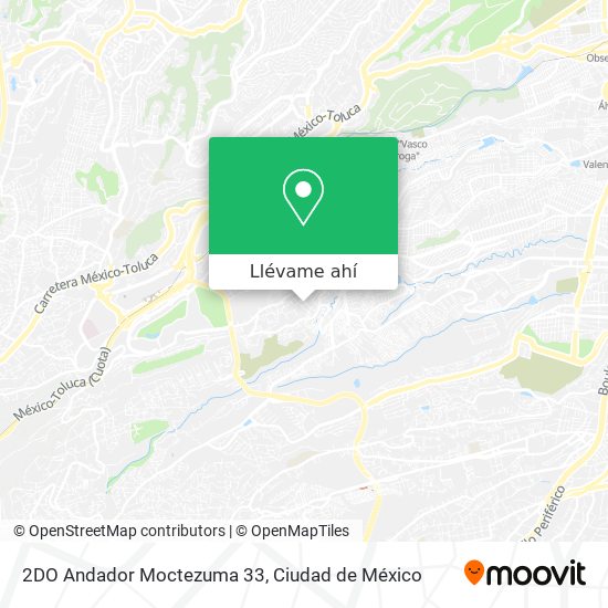 Mapa de 2DO Andador Moctezuma 33