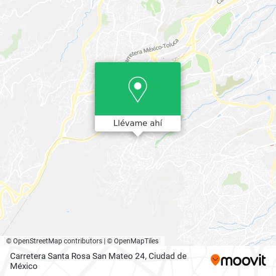 Mapa de Carretera Santa Rosa San Mateo 24