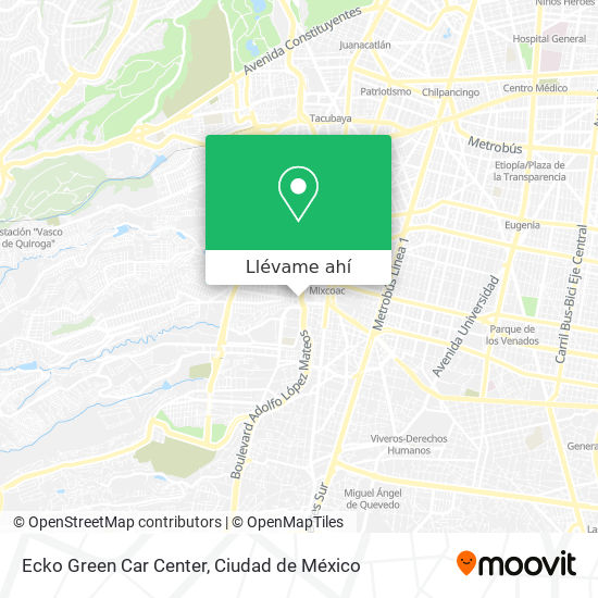 Mapa de Ecko Green Car Center