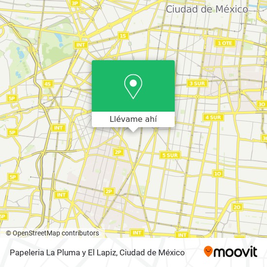 Mapa de Papeleria La Pluma y El Lapiz