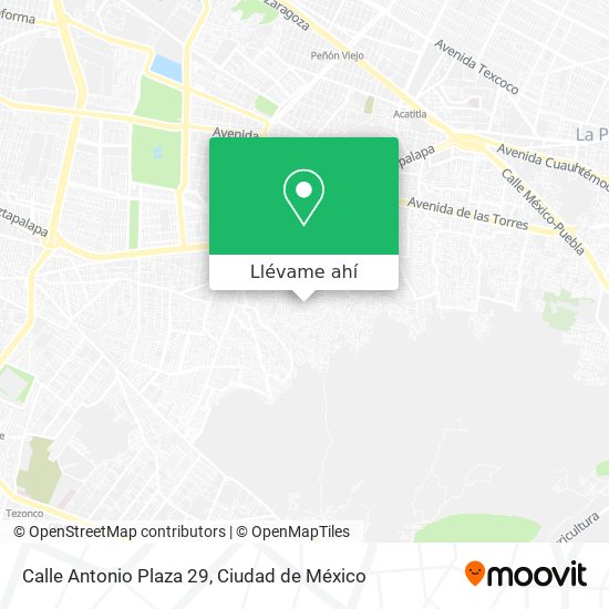 Mapa de Calle Antonio Plaza 29