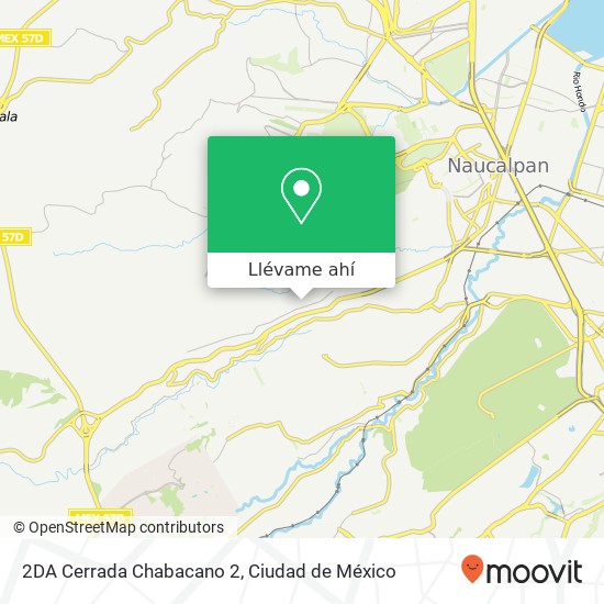 Mapa de 2DA Cerrada Chabacano 2, San Lorenzo Totolinga