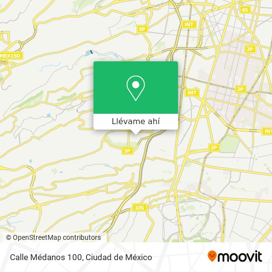 Mapa de Calle Médanos 100