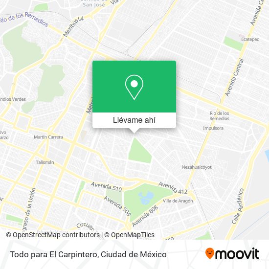 Mapa de Todo para El Carpintero