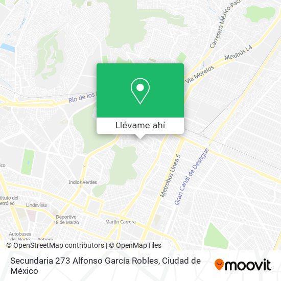 Mapa de Secundaria 273 Alfonso García Robles
