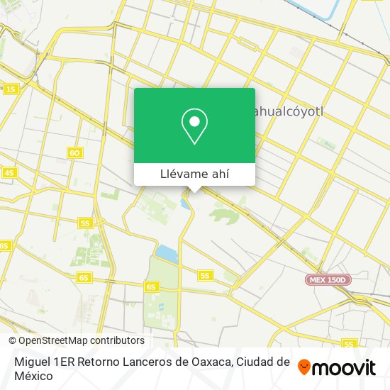 Mapa de Miguel 1ER Retorno Lanceros de Oaxaca