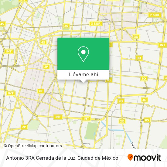 Mapa de Antonio 3RA Cerrada de la Luz
