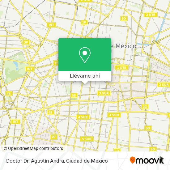 Mapa de Doctor Dr. Agustín Andra