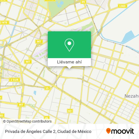 Mapa de Privada de Ángeles Calle 2