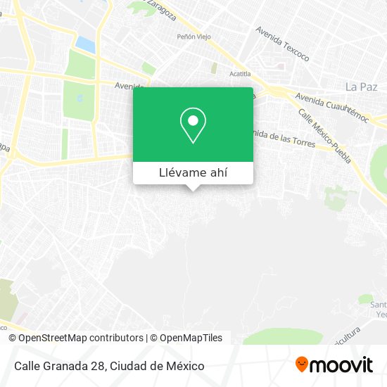 Mapa de Calle Granada 28
