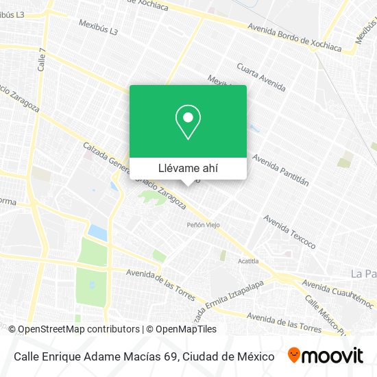 Mapa de Calle Enrique Adame Macías 69