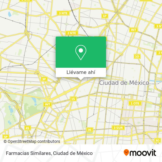 Mapa de Farmacias Similares