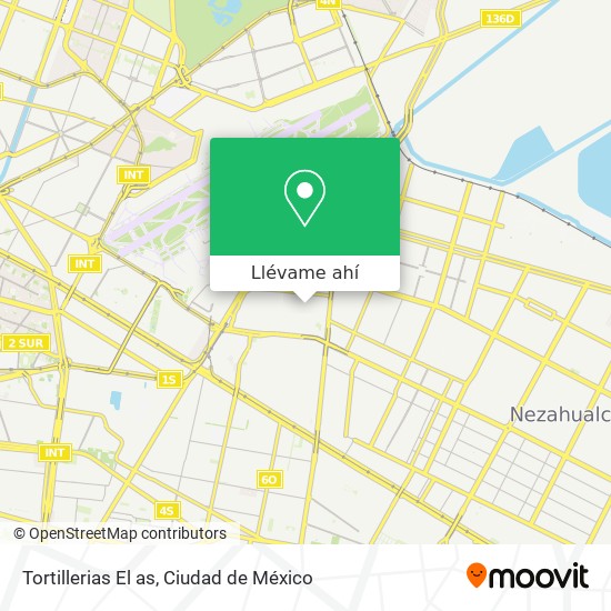 Mapa de Tortillerias El as