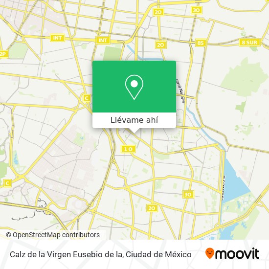 Mapa de Calz de la Virgen Eusebio de la