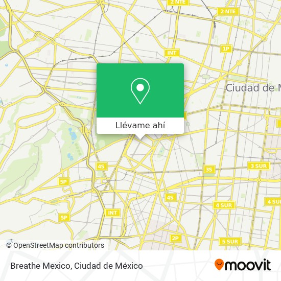 Mapa de Breathe Mexico
