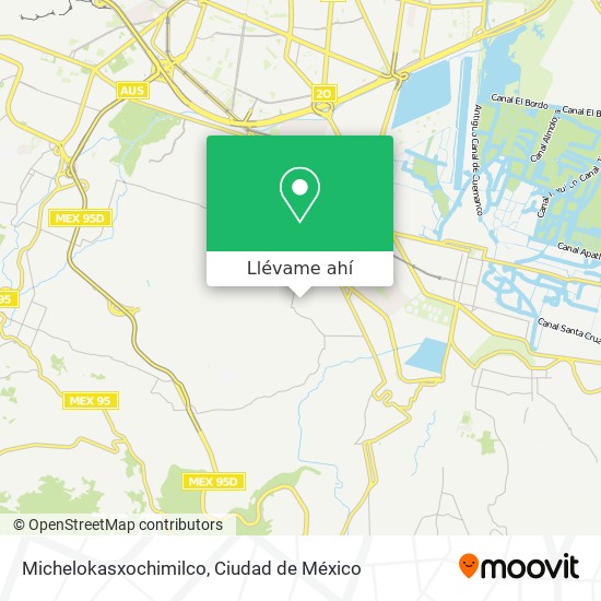 Mapa de Michelokasxochimilco