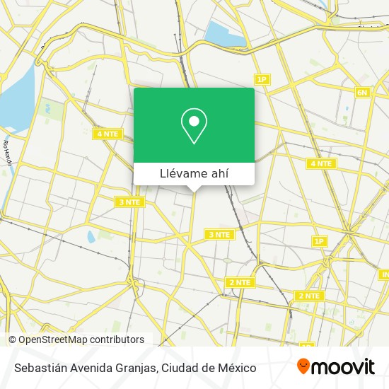 Mapa de Sebastián Avenida Granjas