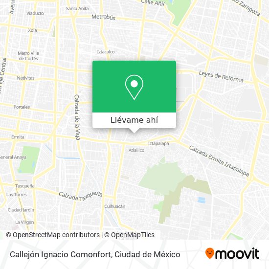 Mapa de Callejón Ignacio Comonfort