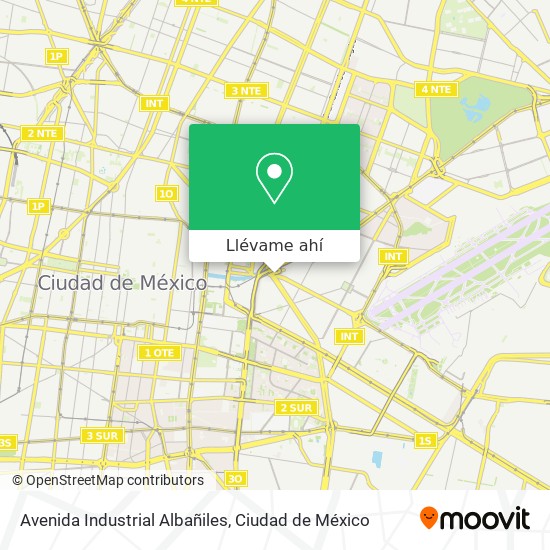 Mapa de Avenida Industrial Albañiles