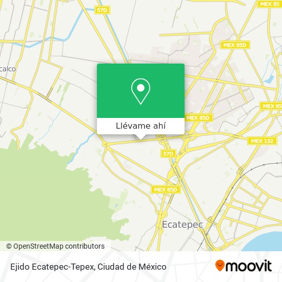 Mapa de Ejido Ecatepec-Tepex