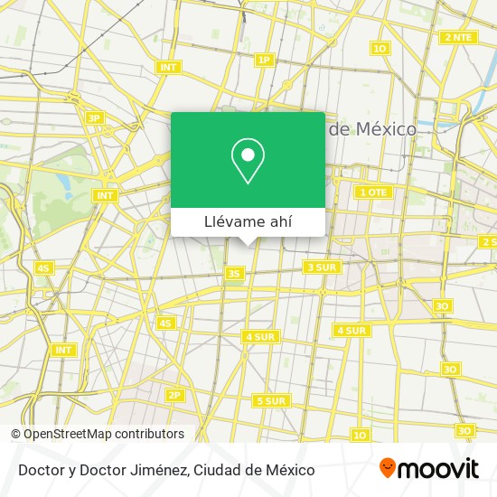 Mapa de Doctor y Doctor Jiménez