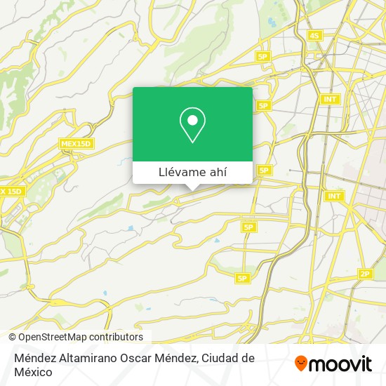 Mapa de Méndez Altamirano Oscar Méndez