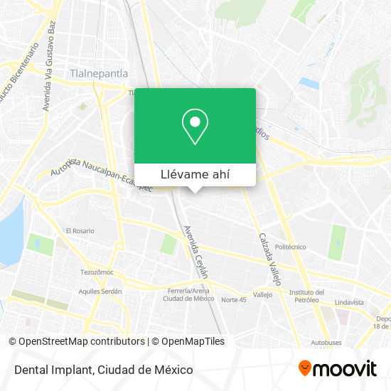 Mapa de Dental Implant