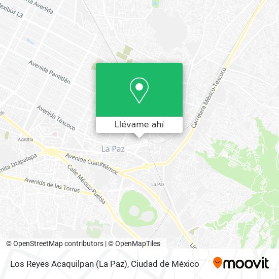 Cómo llegar a Los Reyes Acaquilpan (La Paz) en Nezahualcóyotl en Autobús o  Metro?