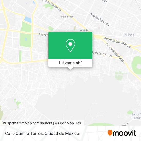 Mapa de Calle Camilo Torres