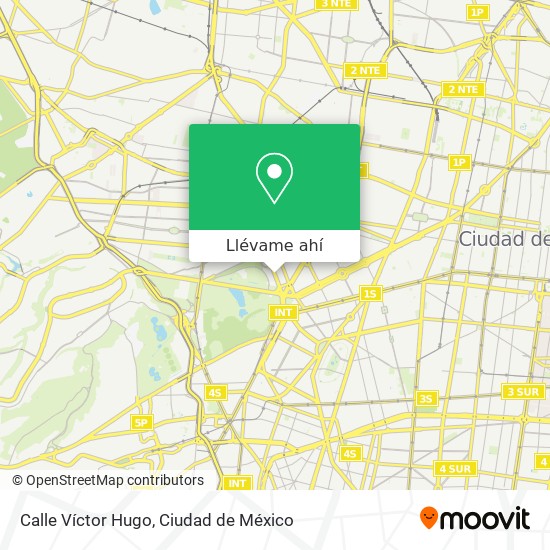 Mapa de Calle Víctor Hugo