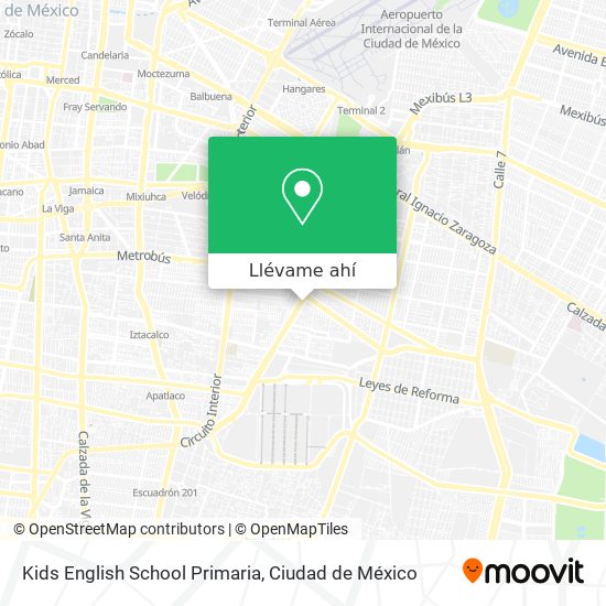 Mapa de Kids English School Primaria